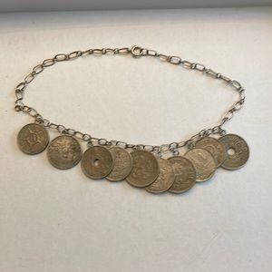 Coin Anklet- chain broken